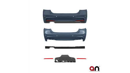 Zderzak BMW 3 F30 Tył z dyfuzorem