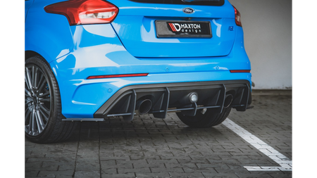 Splitter Ford Focus III RS Rear Side Racing Durability Black