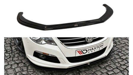 Splitter Volkswagen Passat CC R36 Rline Front Gloss Black