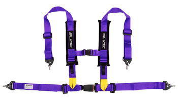 Racing seat belts Slide V2 PURPLE 4P 2" E4