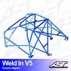 Roll Cage BMW (E30) 3-Series 5-doors Touring RWD WELD IN V5