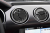 Carbon wrap interior air vent outlet Ford Mustang 15-19