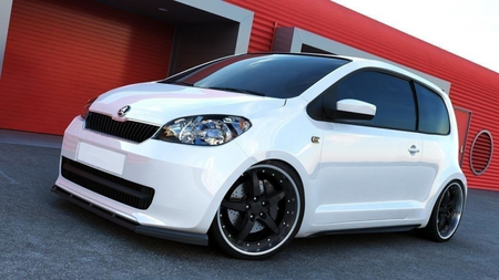 Splitter Skoda Citigo Front Gloss Black