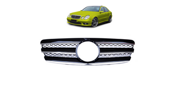 Grill Mercedes-Benz E W211 S211 Chrome & Black