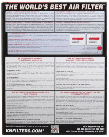 K&N Panel Filter 33-2880