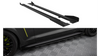 Diffuser Ford Mustang VI GT Side Skirts Street Pro Black + Gloss Flaps