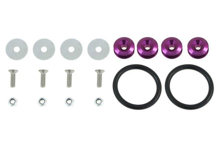 Bumper Trunk Fasteners Quick Release Purple