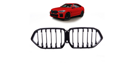 Grill BMW X6 G06 F96 Single Line Gloss Black