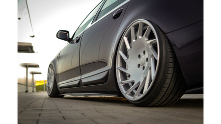 Diffuser Audi A6 C6 S-Line Side Skirts Gloss Black