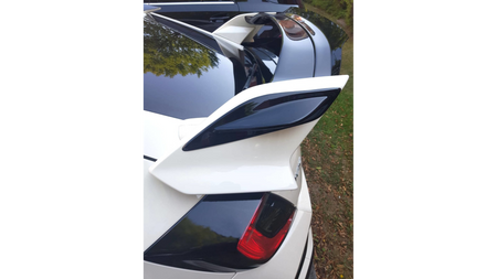 Spoiler Cap Honda Civic X Type-R Gloss Black Side