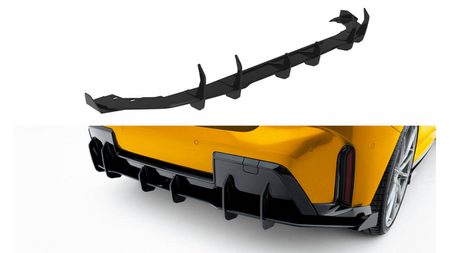 Dyfuzor BMW 1 F70 M-Pack Tył Street Pro Black + Gloss Flaps