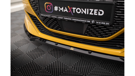 Splitter Peugeot 208 GT II przód v.1 Gloss Black