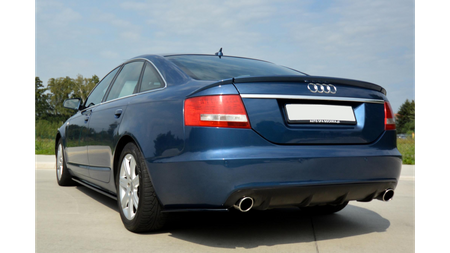 Diffuser Audi A6 C6 S-Line Side Skirts Gloss Black