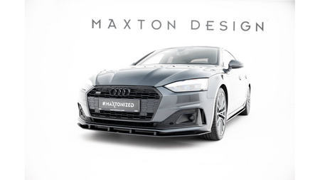 Splitter Audi A5 F5 Facelift Przód Street Pro Black-Red