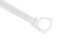 Front upper strut bar BMW 3 E46 Coupe Compact RS White