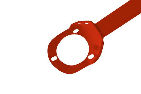 Front upper strut bar BMW 3 E34 Red