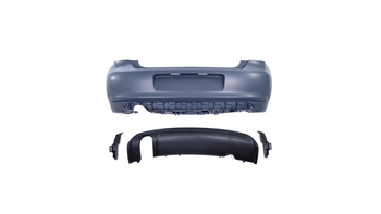 Bumper Volkswagen POLO V Rear with Diffuser