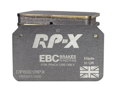 DP8012RPX - Zestaw wyścigowych klocków hamulcowych seria RP-X Racing EBC Brakes SPYKER | C8