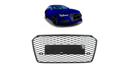 Grill Audi A7 C7 Facelift Gloss Black