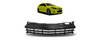 Grill OPEL ASTRA H GTC ASTRA H TwinTop Black badgeless