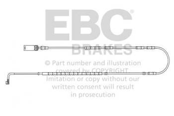 EFA132 - Czujnik zużycia klocków hamulcowych EBC Brakes BMW | X1 (E84)