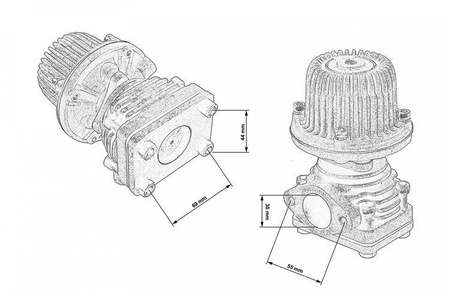 Wastegate zewnętrzny TurboWorks 40mm 0.7 Bar