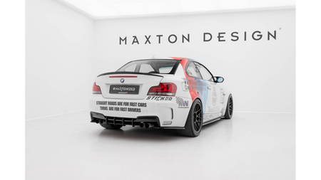 Dyfuzor BMW 1 M E82 Tył Street Pro Black-Red