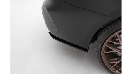 Splitter BMW G22 G23 Tył Boczne Street Pro Facelift Black-Red