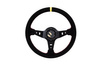 Steering wheel Pro 350mm offset:80mm Yellow Suede