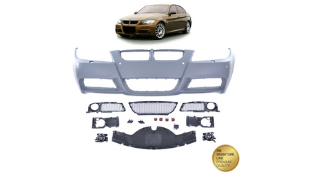 Bumper BMW 3 E90 E91 Front PDC SRA Fog Lights