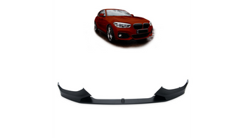 Diffuser BMW 1 F20 F21 Facelift Front Bumper Matt Black