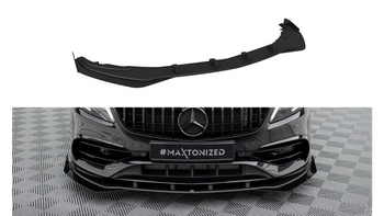 Splitter Mercedes-Benz A W176 Facelift Przód Pro + flaps Black