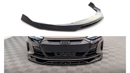 Splitter Audi e-Tron GT przód v.2 Gloss Black