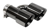 Końcówka Tłumika 101mmx2 wejście 67mm Black Chrome Zestaw