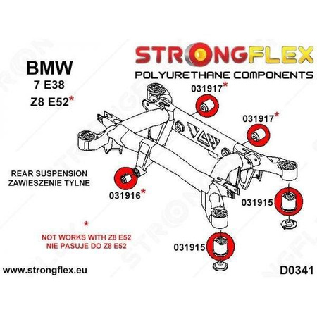 Full suspension bush kit SPORT