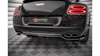 Splitter Bentley Continental GT II V8 S Rear Central with Diffuser Gloss Black