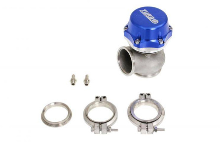 Wastegate zewnętrzny TurboWorks 50mm 0.5 Bar V-Band Niebieski