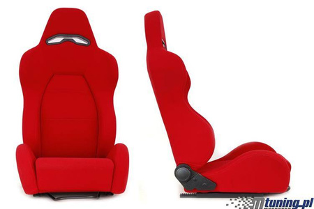 Racing seat DRAGO Velvet Red