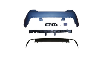 Bumper Mercedes-Benz E W212 Rear with Diffuser