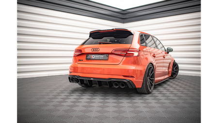 Diffuser Audi RS3 8Y Facelift Rear Valance v.2 Gloss Black