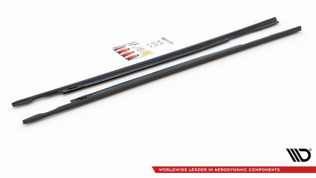 Diffuser Volkswagen Passat B8 Side Skirts Gloss Black