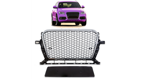 Grill Audi Q5 8R Facelift Chrome & Black