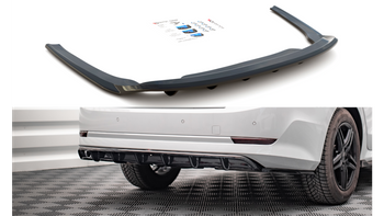 Splitter Skoda Octavia IV Rear Central with Diffuser Gloss Black