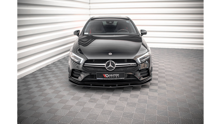 Splitter Mercedes-Benz A35 AMG Aero Pack W177 Front Pro Black