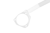 Front upper strut bar Subaru Impreza GH Forester SH White