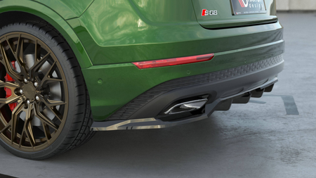 Splitter Audi Q8 Mk1 Facelift Rear Central with Diffuser