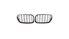 Grill sportowy podwójne żeberka Gloss Black BMW X3 E83 Facelift 2006-2010 USZKODZONY