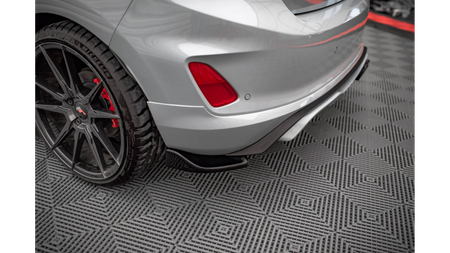 Splitter Ford Fiesta VIII ST Rear Side v.1 Gloss Black