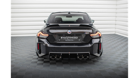 Dokładka BMW 2 G87 M-Pack Zderzak Tył v.1 Gloss Black