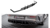 Diffuser Mercedes-Benz C C205 C43 Facelift Rear Street Pro Black